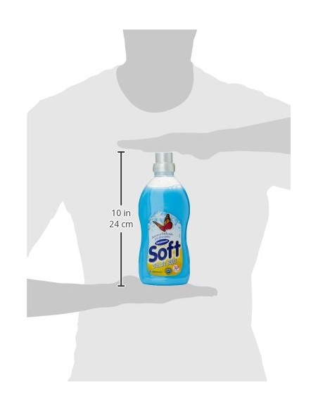 soft ammorbidente concentrato 30 lavaggi 750ml - blu - classico: tuttocasashop.live: prodotti per bucato e tessuti