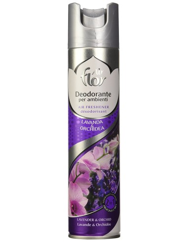 air flor deodorante spray per ambienti 300ml - lavanda e orchidea: tuttocasashop.live: pulizia e cura della casa