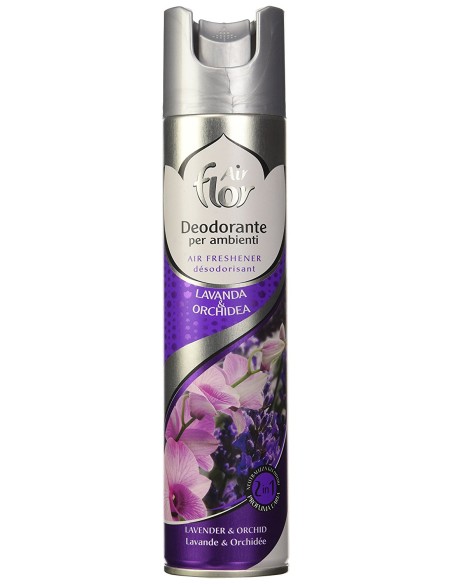 air flor deodorante spray per ambienti 300ml - lavanda e orchidea: tuttocasashop.live: pulizia e cura della casa