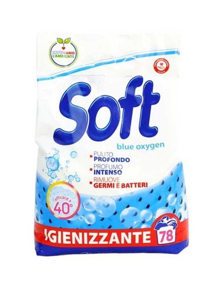soft detersivo lavatrice in polvere busta 78 misurini 3.9kg - classico: tuttocasashop.live: prodotti per bucato e tessuti