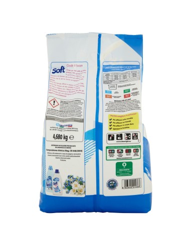 soft detersivo lavatrice in polvere busta 78 misurini 3.9kg - classico: tuttocasashop.live: prodotti per bucato e tessuti