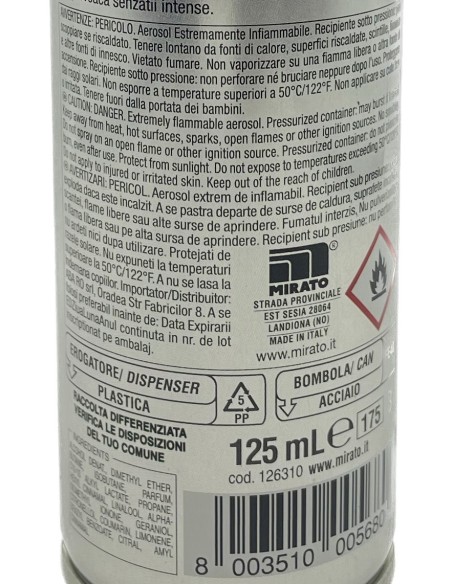 malizia unisex deodorante spray 125ml - osmantus: tuttocasashop.live: igiene e cura della persona