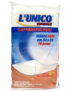 l'unico panno catturapolvere 60x35 10pz - attira e trattiene la polvere: tuttocasashop.live: pulizia e cura della casa