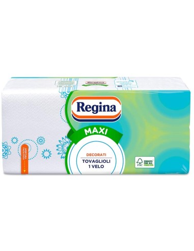 regina maxi 250 tovaglioli - 1 velo - 29x33cm - decorati: tuttocasashop.live: carta & monouso