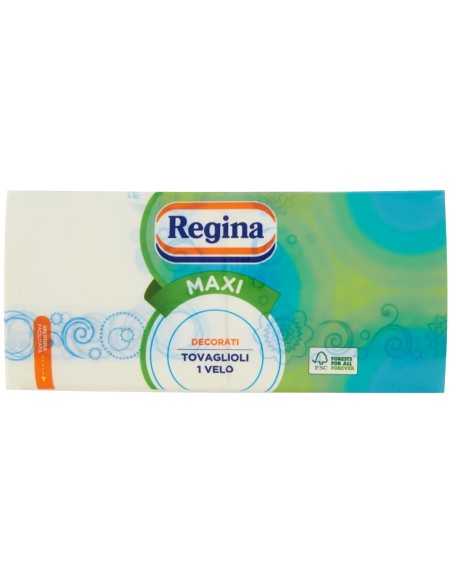 regina maxi 250 tovaglioli - 1 velo - 29x33cm - decorati: tuttocasashop.live: carta & monouso