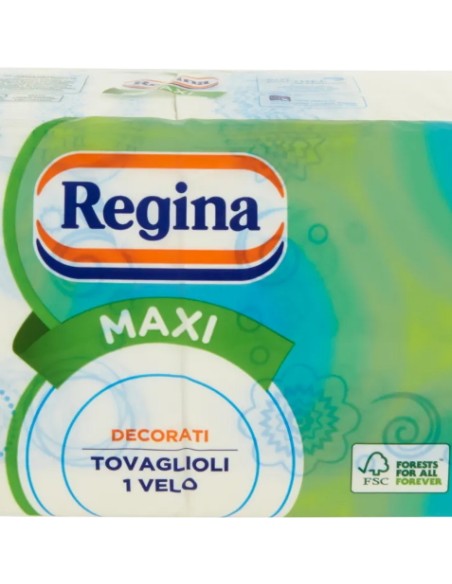regina maxi 250 tovaglioli - 1 velo - 29x33cm - decorati: tuttocasashop.live: carta & monouso