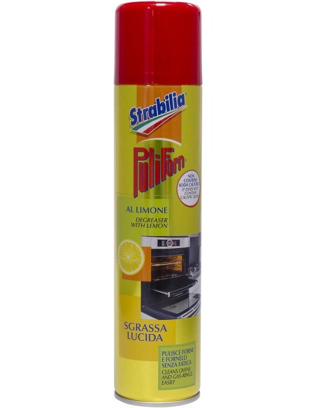 strabilia puliforn - 300ml - al limone - sgrassa e lucida forni e fornelli: tuttocasashop.live: pulizia e cura della casa