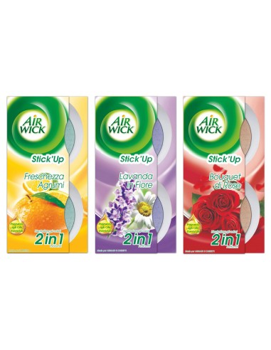 air wick stick up - 2 pezzi - profumazioni assortite - per piccoli ambienti: tuttocasashop.live: pulizia e cura della casa