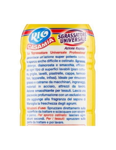 rio detergente sgrassatore spray - 750ml - marsiglia e agrumi: tuttocasashop.live: pulizia e cura della casa