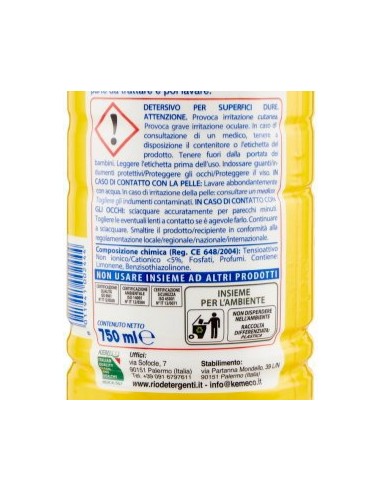 rio detergente sgrassatore spray - 750ml - marsiglia e agrumi: tuttocasashop.live: pulizia e cura della casa