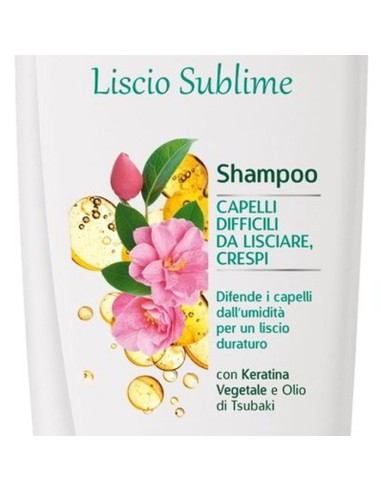vidal shampoo 250ml - liscio sublime - keratina vegetale e olio di tsubaki: tuttocasashop.live: igiene e cura della persona