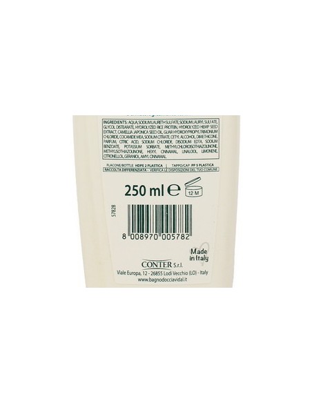vidal shampoo 250ml - liscio sublime - keratina vegetale e olio di tsubaki: tuttocasashop.live: igiene e cura della persona