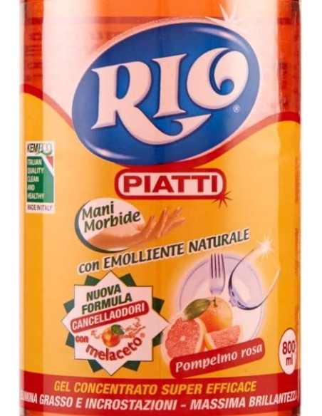 rio detersivo per piatti - 800ml - pompelmo: tuttocasashop.live: pulizia e cura della casa