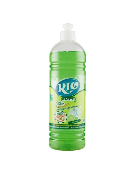 rio detersivo per piatti - 800ml - verdello - lime - con melaceto: tuttocasashop.live: pulizia e cura della casa