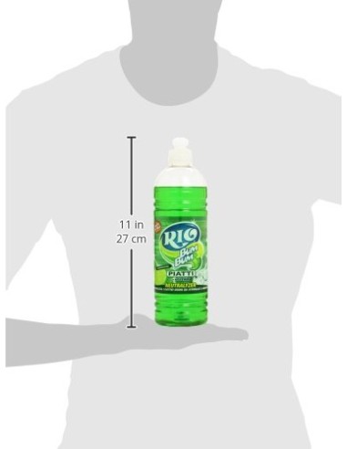 rio detersivo per piatti - 800ml - verdello - lime - con melaceto: tuttocasashop.live: pulizia e cura della casa