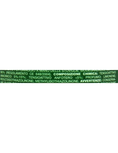 rio detersivo per piatti - 800ml - verdello - lime - con melaceto: tuttocasashop.live: pulizia e cura della casa