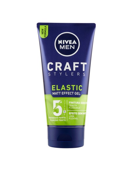 nivea hair gel per capelli tubo 150ml - n.5 - elastic matt effect flessibile: tuttocasashop.live: igiene e cura della persona