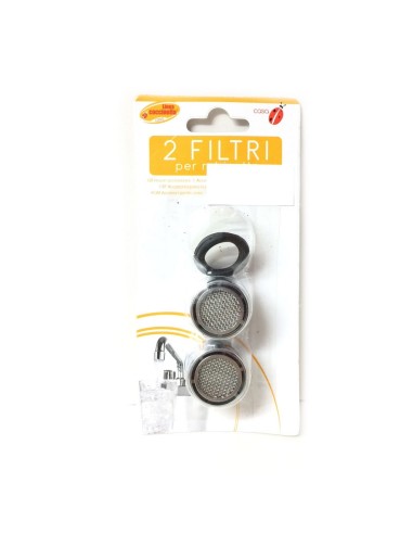 rompigetto - filtro acqua rubinetto - 20mm maschio - 2 pezzi: tuttocasashop.live: altro - bazar