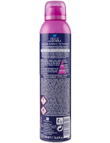 felce azzurra aria di casa deodorante - spray 250ml - ciliegio e peonia: tuttocasashop.live: pulizia e cura della casa