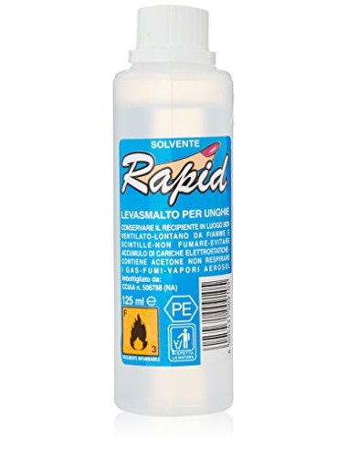rapid solvente levasmalto per smalto unghie 125ml: tuttocasashop.live: igiene e cura della persona