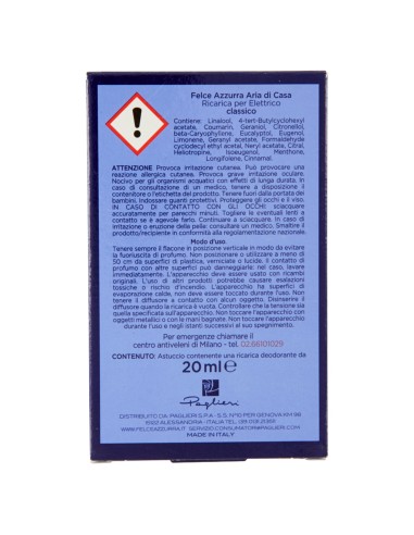 felce azzurra aria di casa ricarica per diffusore elettrico - classic: tuttocasashop.live: pulizia e cura della casa
