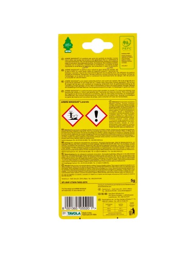 arbre magique alberello deodorante per auto - 1 pezzo - lavanda: tuttocasashop.live: pulizia e cura della casa