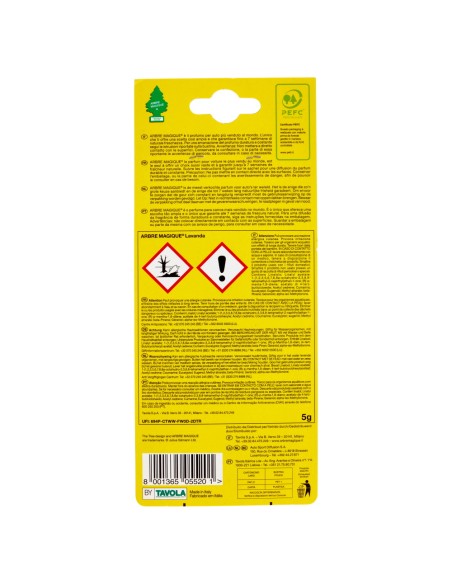 arbre magique alberello deodorante per auto - 1 pezzo - lavanda: tuttocasashop.live: pulizia e cura della casa