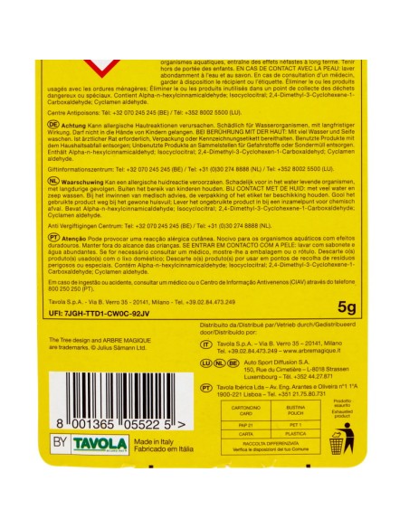 arbre magique alberello deodorante per auto - 1 pezzo - mela verde: tuttocasashop.live: pulizia e cura della casa