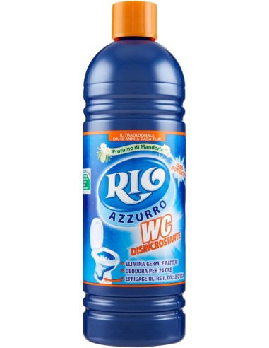 rio azzurro wc - 750ml - detergente disincrostante per water e sanitari: tuttocasashop.live: pulizia e cura della casa
