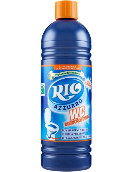 rio azzurro wc - 750ml - detergente disincrostante per water e sanitari: tuttocasashop.live: pulizia e cura della casa