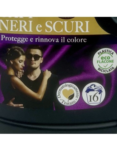 soft detersivo liquido per capi delicati 1 litro - 16 lavaggi - capi scuri: tuttocasashop.live: prodotti per bucato e tessuti