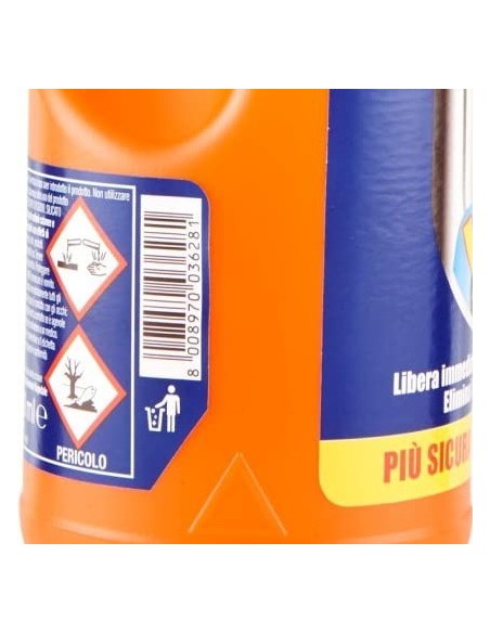 rapida disgorgante liquido - 1 litro - stura e libera scarichi da ingorghi: tuttocasashop.live: pulizia e cura della casa