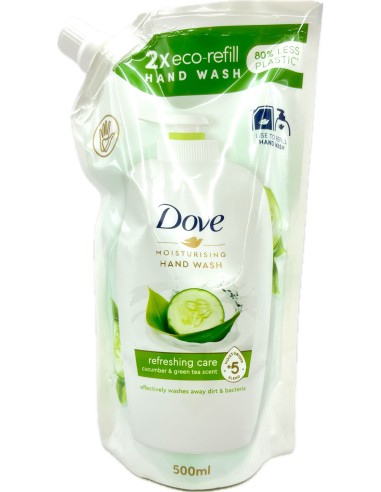 dove sapone liquido 500ml - fresh touch - busta ecoricarica: tuttocasashop.live: igiene e cura della persona