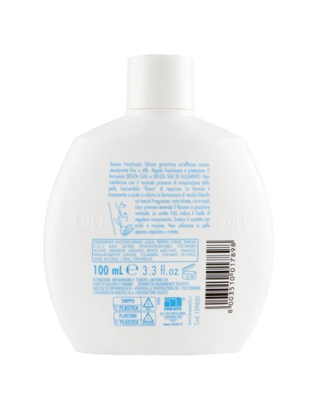 breeze deo no-gas 100ml fresc.talcat.898: tuttocasashop.live: igiene e cura della persona