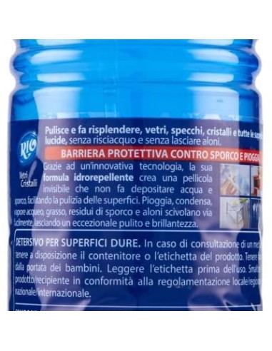 rio detergente vetri cristalli e tutte le superfici lucide - spray 800ml: tuttocasashop.live: pulizia e cura della casa