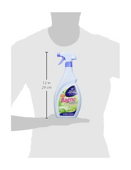 felce azzurra detergente spray bagno - 750ml - con anticalcare: tuttocasashop.live: pulizia e cura della casa