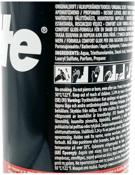 gillette schiuma da barba - 200ml - classica: tuttocasashop.live: igiene e cura della persona