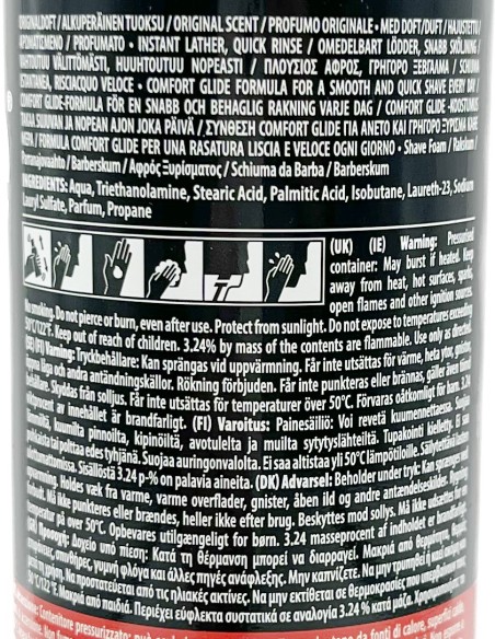 gillette schiuma da barba - 200ml - classica: tuttocasashop.live: igiene e cura della persona