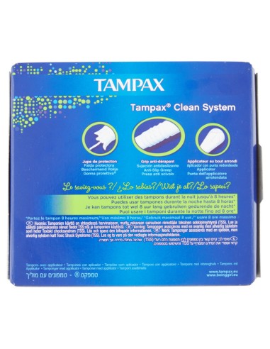 tampax blue box assorbenti igienici interni - 20 pezzi - formato super: tuttocasashop.live: igiene e cura della persona