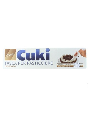 cuki sacca pasticcere con beccucci - 10 pezzi: tuttocasashop.live: carta & monouso