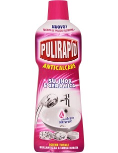 pulirapid detergente anticalcare liquido - 750ml - aceto: tuttocasashop.live: pulizia e cura della casa