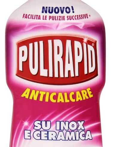 pulirapid detergente anticalcare liquido - 750ml - aceto: tuttocasashop.live: pulizia e cura della casa