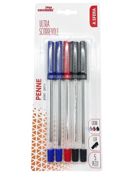 penne 5pz 2blu/2ner/1ros sf2019 2s.  344: tuttocasashop.live: altro - bazar