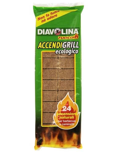 diavoline tavolette accendifuoco ecologico tabs 24pz: tuttocasashop.live: altro - bazar