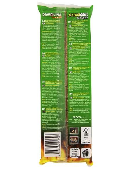 diavoline tavolette accendifuoco ecologico tabs 24pz: tuttocasashop.live: altro - bazar