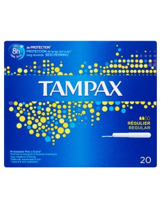 tampax blue box assorbenti igienici interni - 20 pezzi - formato regular: tuttocasashop.live: igiene e cura della persona