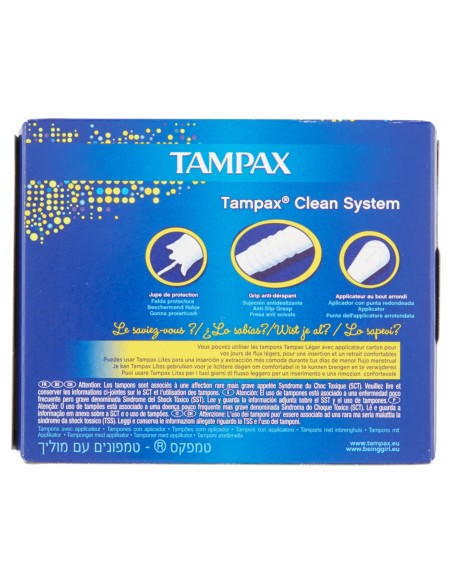tampax blue box assorbenti igienici interni - 20 pezzi - formato regular: tuttocasashop.live: igiene e cura della persona
