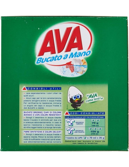 ava detersivo per bucato a mano in polvere 380g: tuttocasashop.live: prodotti per bucato e tessuti