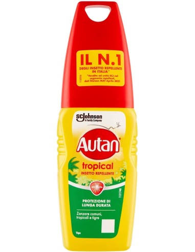 autan insetto repellente vapo 100ml - tropical - zanzare comuni e tropicali: tuttocasashop.live: igiene e cura della persona
