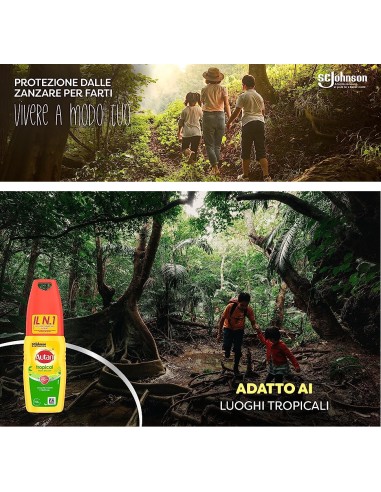autan insetto repellente vapo 100ml - tropical - zanzare comuni e tropicali: tuttocasashop.live: igiene e cura della persona